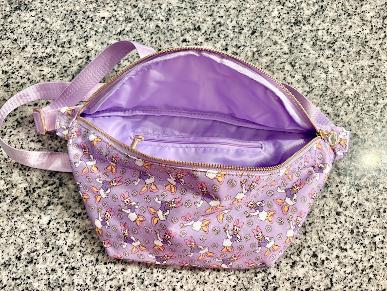 Daisy Duck Belt Bag | Crossbody Fanny Sling Bag | Magic Kingdom Large Bag image 3
