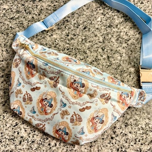 Fantasia Mickey Character Belt Bag Adjustable Waist Pack | Magical Theme Crossbody Bag | Theme Park Fanny Pack | Disney Epcot Bag