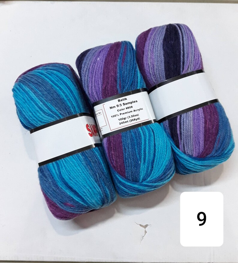 SALE Yarns acrylic colorful yarn 100g cheap Knitting Crochet Etsy