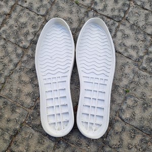 White Converse Mens Shoe soles for crochet shoes, soles for slippers, white Soles for crochet shoes mens EU size 39 41, 8 9 10 US