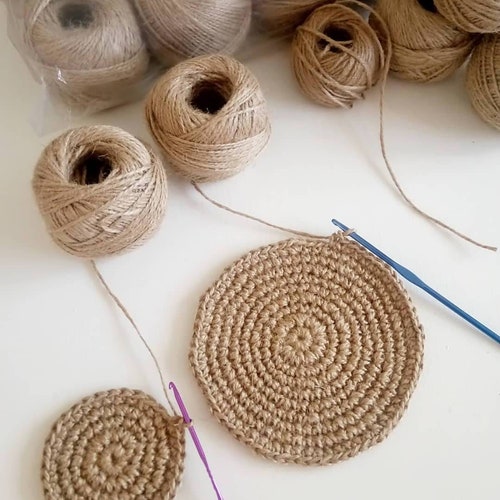 UniMall Natural Jute Twine 1800 Feet Long Twine String For Crafts Gift Wrapping Packing Gardening Crochet Knitting Macrame Decor (1800 FT * 2mm (3Ply - View #7