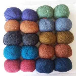 Anchor Pera Mohair polyacrylic yarn, 50 Gr / 1.76 oz angora yarn 2 skeins