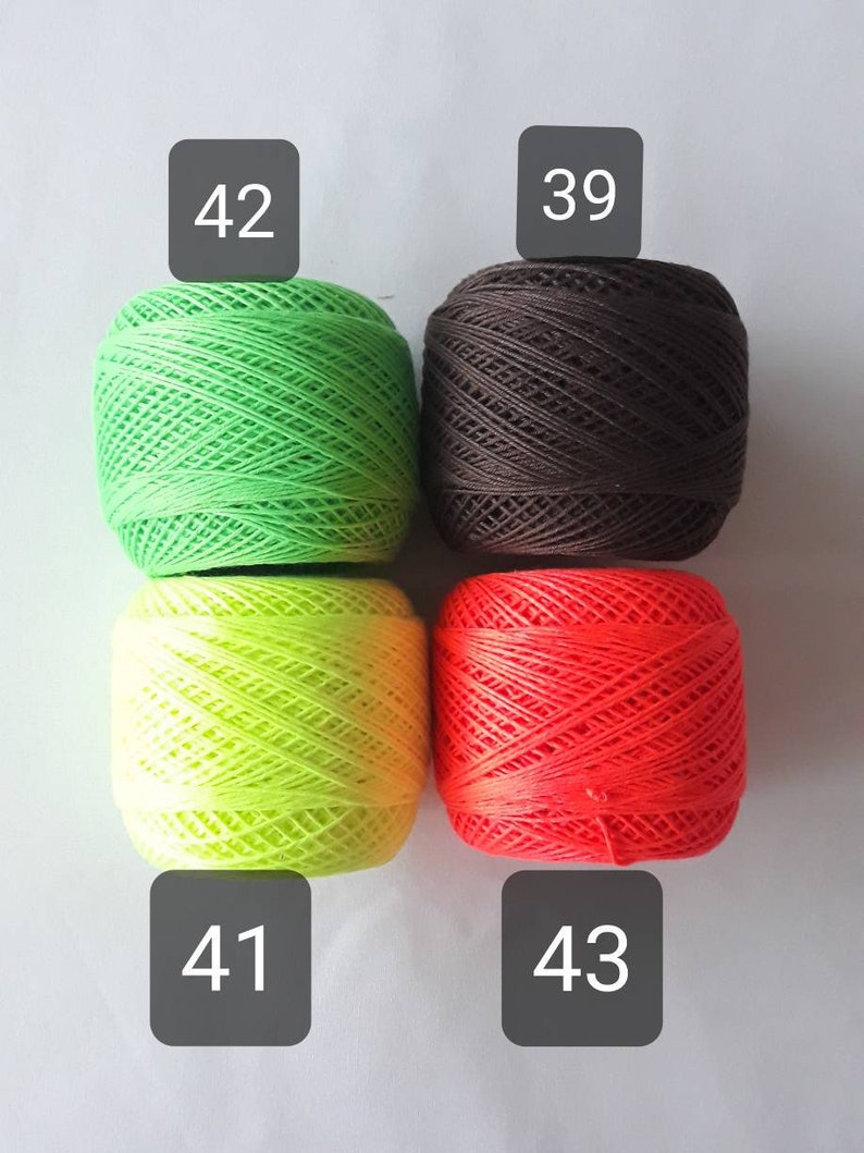 Cotton Crochet Lace Thread Size 5 Ulukardesler Ipekyolu Etsy