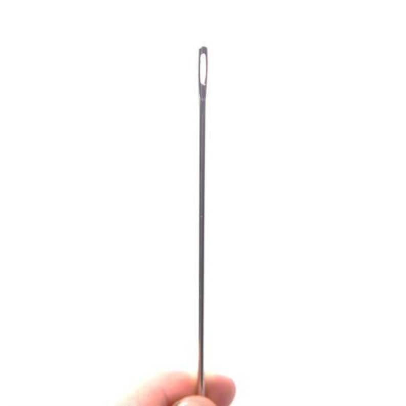 Long Stainless Steel Upholstery Needles, Large Eye, DIY Sewing, Fishing Net Needles image 4