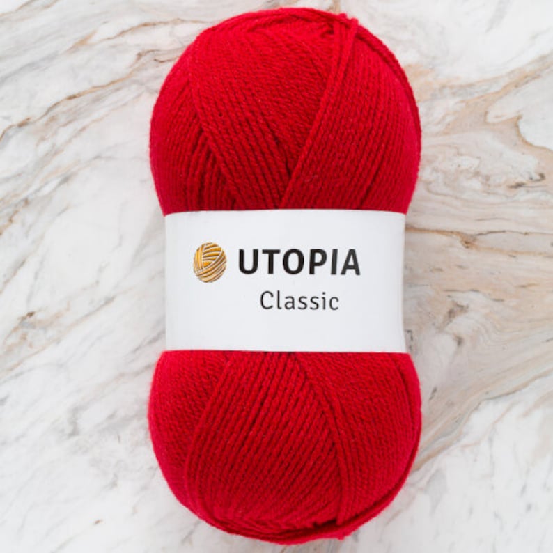 Utopia Classic Acrylic Yarn Knitting Sweater Yarn Cheap Etsy