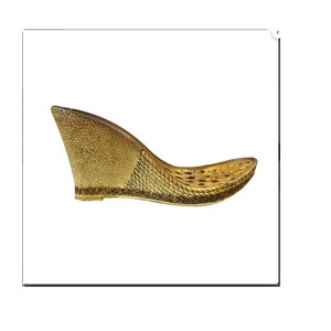 High heels Shoe soles for crochet shoes, Rubber wedge soles for shoemaking - Supply for shoes, DIY Soles for heel platform shoes size 40