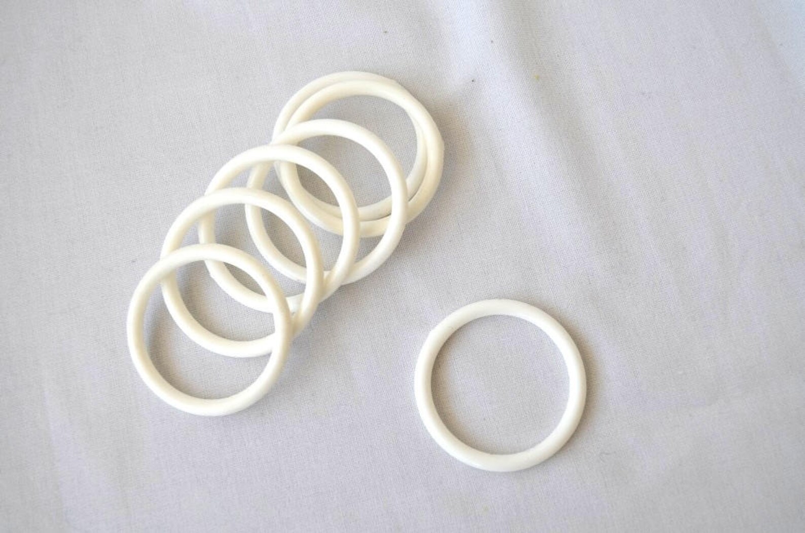 Plastic Macrame Rings 10 Pcs 44mm 58mm 78mm Round Hoops Etsy