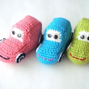 wypchany samochód zabawka, ekologiczny szydełkowy samochód zabawka dla niemowląt, prezent dla dzieci dla maluchów wypchane samochody zabawki, samochód amigurumi, prezenty dla chłopców ekologiczne zabawki dla dzieci