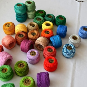 Baumwollperle Größe 12, Oren Bayan Madame Tricote 5gr, Kreuzstich-Perle aus Baumwolle, Garnfaden für Kreuzstich