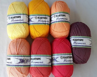 Kartopu Marmaris Bikini Yarn, Elastic Acrylic Nylon Blend