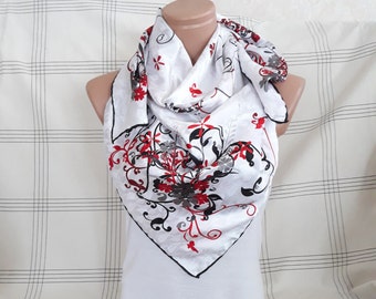 Susiyo Pañuelos Cuadrados Grandes De Seda Con Diseño De Loro De Hoja Tropical, Pañuelo Para El Pelo, Pañuelo, Pañuelos, Bufandas Para La Cabeza, Bufandas Para Mujer, 35 X 35 Pulgadas, Varios