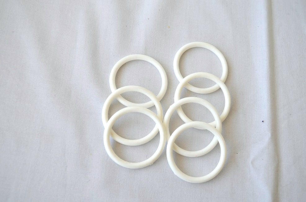 Plastic Macrame Rings, 10 Pcs 44mm 58mm 78mm Round Hoops, Circle Craft ...