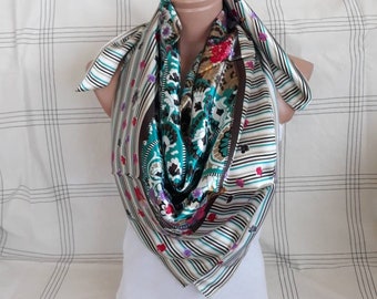 Satin Polyester Head Neck scarf, 100 cm square scarf, 35 inch satin scarf