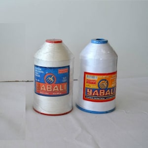 360gr Yabali polyester oya crochet thread Turkish lace yarn thread no50 - 60 white thread haakgaren for needle no 21 / 0,55 mm