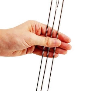 Long Stainless Steel Upholstery Needles, Large Eye, DIY Sewing, Fishing Net Needles image 2