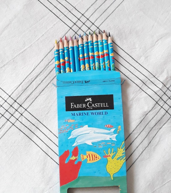 Crayons de couleur Faber Castell, Couleurs brillantes, 12 crayons