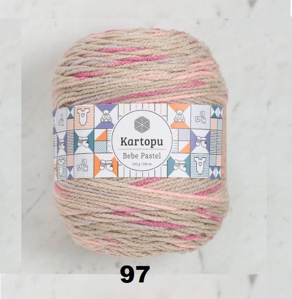 Kartopu 4.5 mm Crochet Hook for Wool with Soft Handle, White - Hobiumyarns