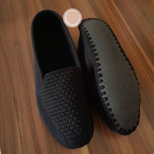 Palmilhas masculinas perfuradas tamanho 3 em couro sintético com camadas para crochê, solas de couro antiderrapantes com furos, palmilhas masculinas de feltro EVA em couro sintético. imagem 10
