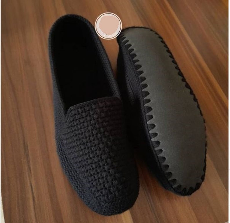 Palmilhas masculinas perfuradas tamanho 3 em couro sintético com camadas para crochê, solas de couro antiderrapantes com furos, palmilhas masculinas de feltro EVA em couro sintético. imagem 10