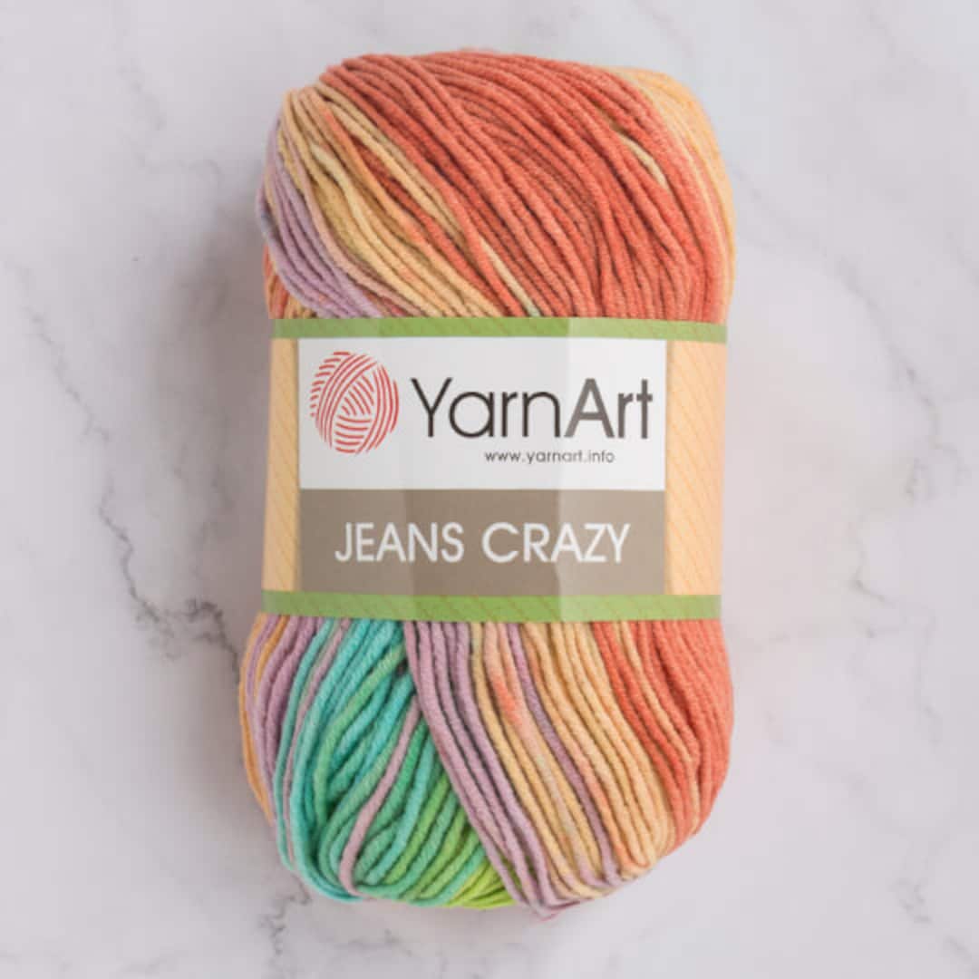 Cotton Yarn, Yarnart Jeans Crazy, Crocheting Amigurumi Yarns