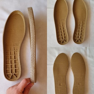Shoe soles for crochet shoes, soles for slippers, jute Soles for crochet shoes mens shoe soles 41 42 43