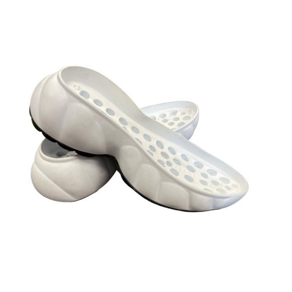 White Boot Shoe soles for crochet shoes, soles for slippers, white rubber DIY Soles for crochet shoes size 38 39 40