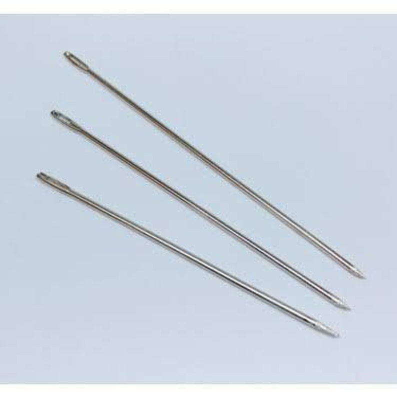 Long Stainless Steel Upholstery Needles, Large Eye, DIY Sewing, Fishing Net Needles image 6