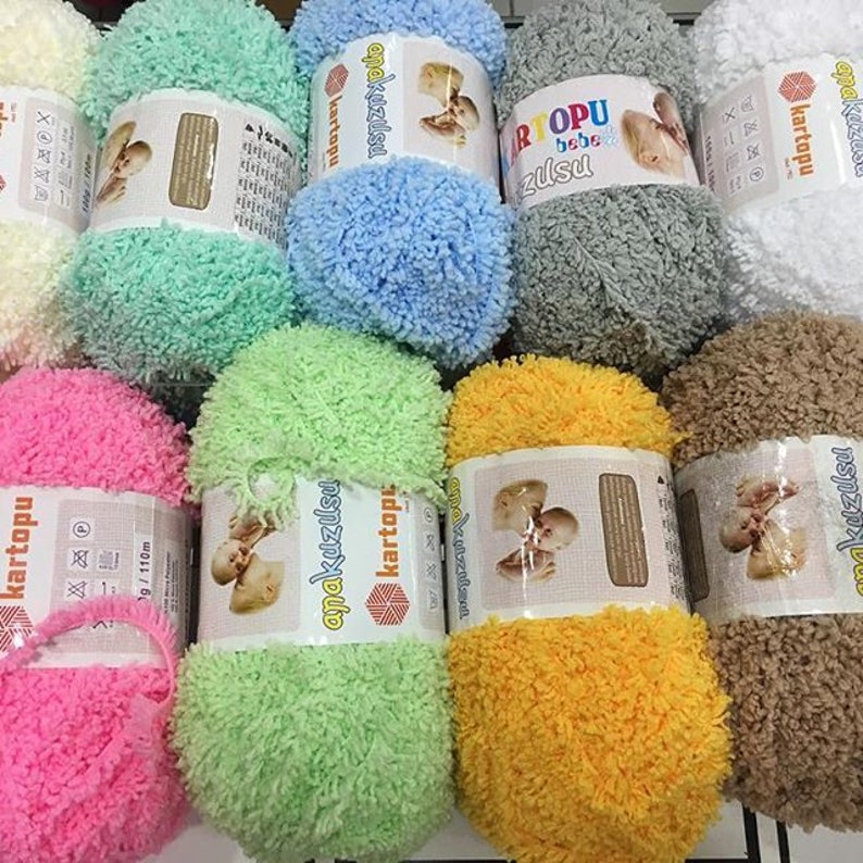 Kartopu Anakuzusu Baby Soft Yarn Toy Amigurumi Yarn Baby Etsy