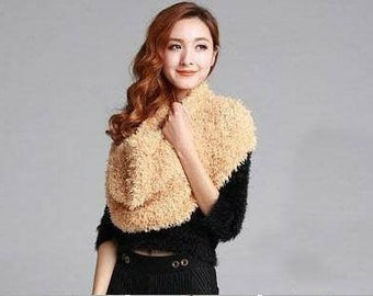 Magic Shawl Scarf Fur feather High Fashion Scarf for women nice accessory and women valentine gifts