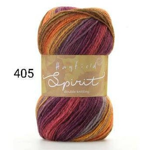 Hayfield Spirit sundown 408 415 DK Yarn, wool acrylic yarn 100g, multi colored Knitting Crochet Yarn, DMC Brio Lion Brand magic rainbow Yarn image 6