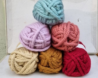6 novelos de lã Lion Brand Wool Ease, lã grossa e rápida, lã volumosa, lã de espessura Aran, lã de pente médio, lã macia e quente, lã para tricô