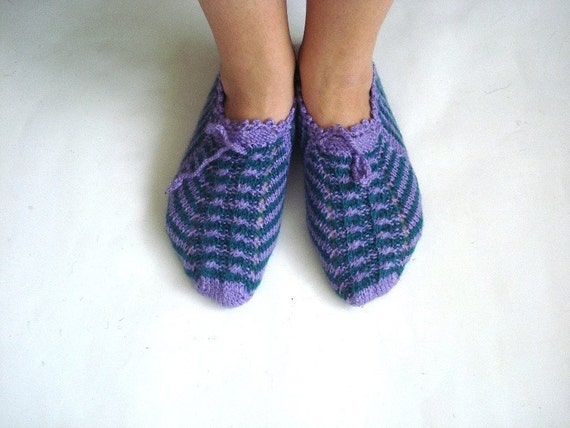 Lila grün stricken Socken, traditionelle türkische Hausschuhe, Damen Hausschuhe, Damen Booties, Kinder stricken Socken, Kinder Hausschuhe, Wohnungen Lila grün stricken Socken, traditionelle türkische Hausschuhe, Damen Hausschuhe, Damen Booties, Kinder stricken Socken, Kinder Hausschuhe, Wohnungen