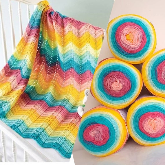 Knit and Crochet Patterns with Lion Brand Cake Yarns! • Sewrella