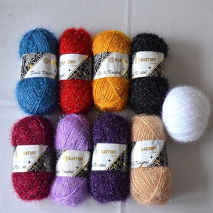 Sparkle Scrubby Yarn, Dishwash Eyelash fancy yarn, 100g Kartopu fancy simli Kristal, Ayda Isil lurex soft dishcloth knitting yarn