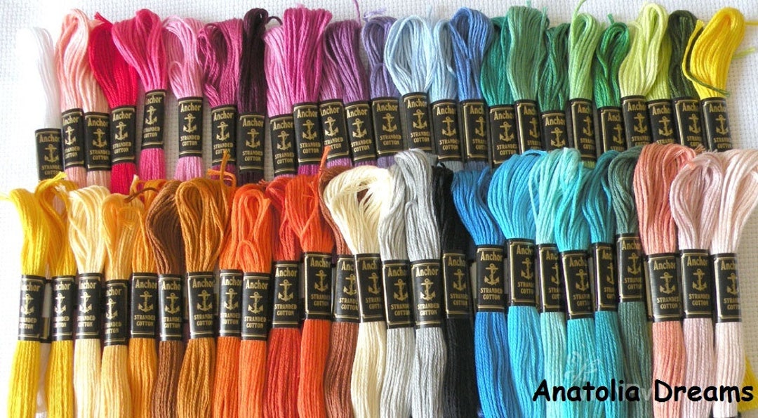 Embroidery Thread Embroidery String 50/36/24/8 Colors Cotton Embroidery  Threads for Cross Stitch Threads Bracelet Yarn Craft Floss