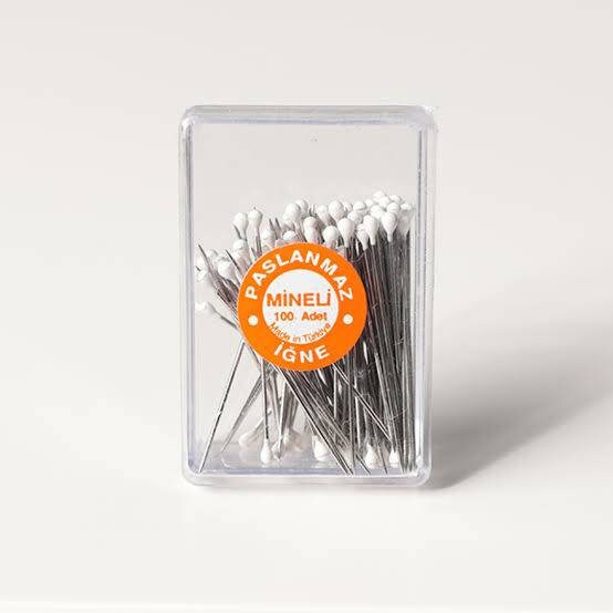 Lot De 100 épingles à Chapeau Et Hijab - Longueur 37 Mm, En Plastique Et Fer, Pour DIY, Couture, Décoration