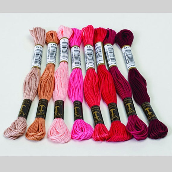 Bobine Fil à Broder 100% Viscose 200m - Rouge C147