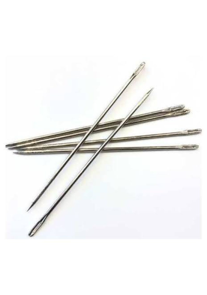 Long Stainless Steel Upholstery Needles, Large Eye, DIY Sewing, Fishing Net Needles image 5