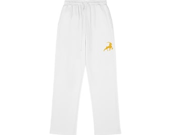 Pantalon de survêtement 100 % coton coupe décontractée avec cordon de serrage et poches