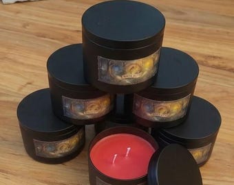 Black Raspberry Vanilla Candle: dubbele wiet, bessengeur, huisparfum paraffine