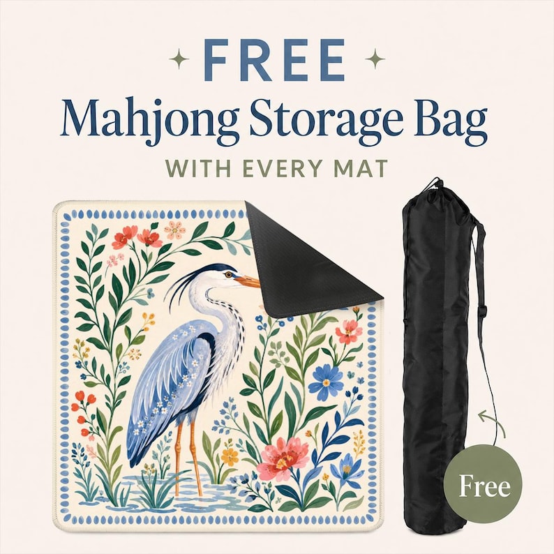 Heron Mahjong Mat
