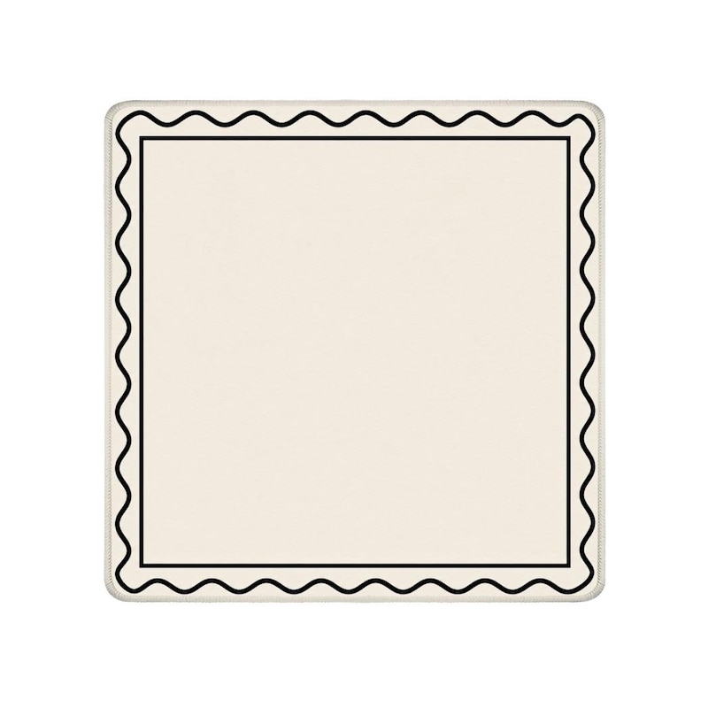 Simple Neutral Rug Plaid Mahjong Beige Mat - Etsy