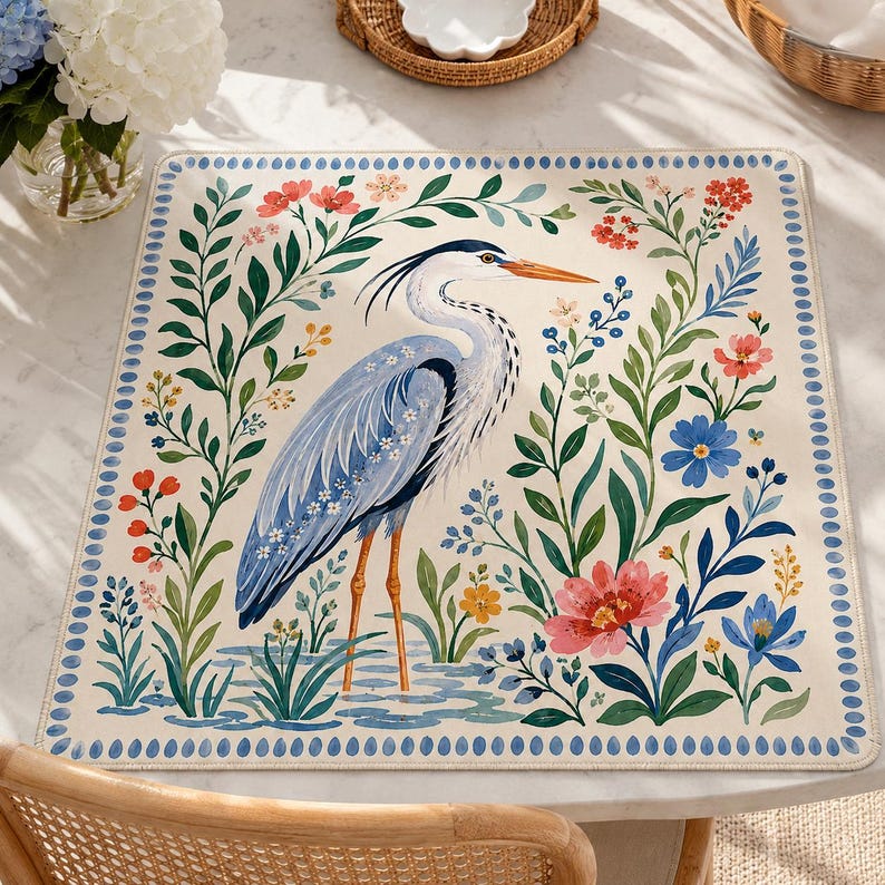 Heron Mahjong Mat