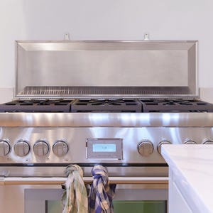36" Stainless Steel Backsplash
