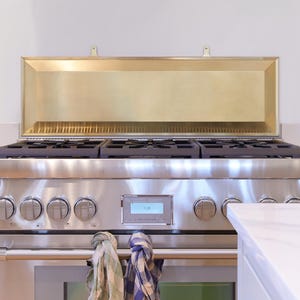 36" Brass Backsplash