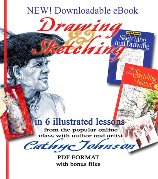Drawing and Sketching Ebook With 6 Fully Illustrated Lessons 