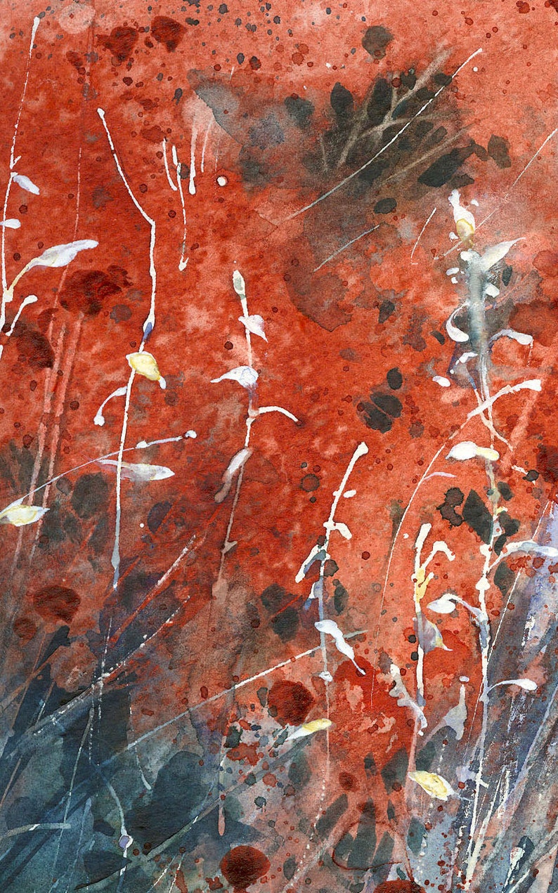 California Wildflowers Print of Original Watercolor by Cathy Johnson Etsy