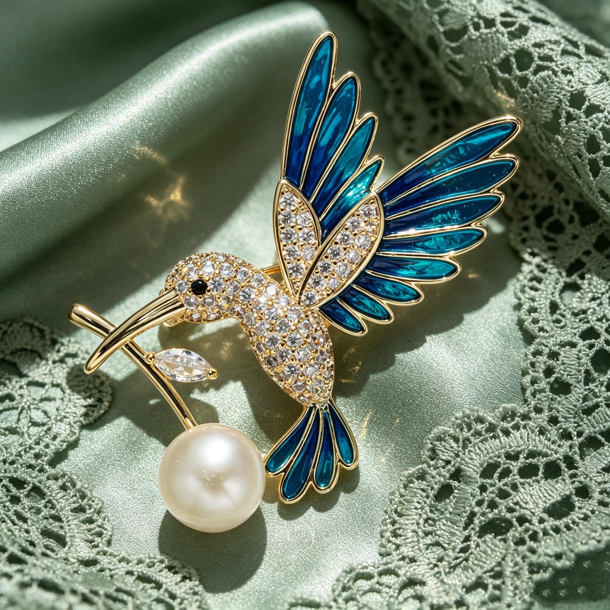 Large Brooches for Women Gold