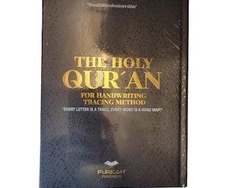 The Holy Qur’an for Handwriting Tracing Method Book Arabic Learning Practice Fur