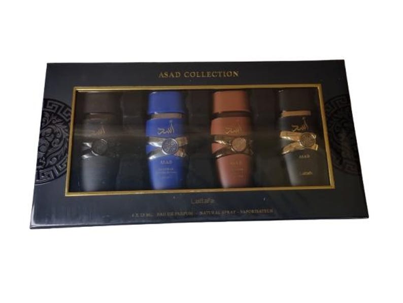 Lattafa Asad 4 Piece Collection 25ml Gift Set Original Perfume Set image 1